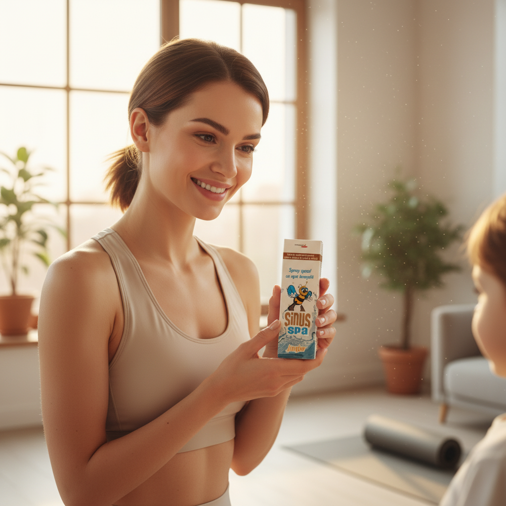 Spray Nazal Sinus Spa Junior: Soluție Izotonică cu Apă Termală și Propolis pentru Copii și Adulți (30ml) 3