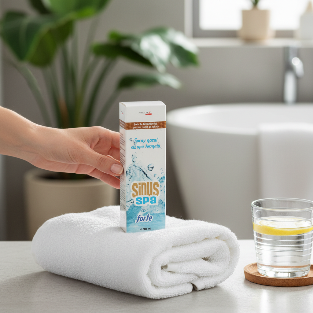Sinus Spa Forte: Spray Nazal Hipertonic cu Apă Termală și Propolis - Phenalex 30ml 2