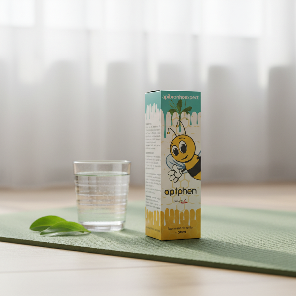 Apiphen Apibronhoexpect 50ml Phenalex - Remediu Natural cu Propolis și Pătlagină pentru Tuse 2