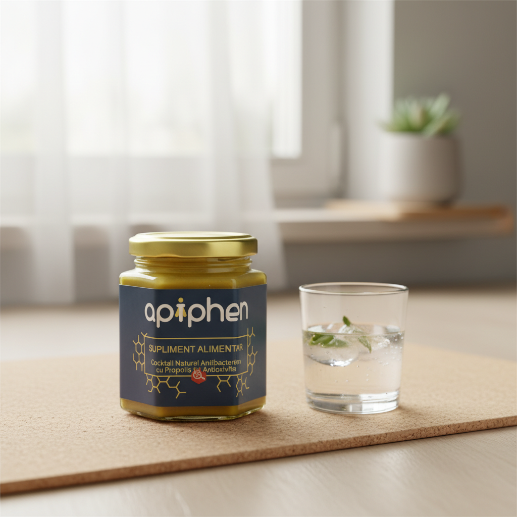 Apiphen 230g Phenalex - Cocktail Natural Antibacterian cu Propolis și Antioxivita 2