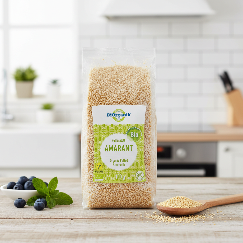 Amaranth Expandat Bio 100g BiOrganik - Superaliment Antic Fără Gluten