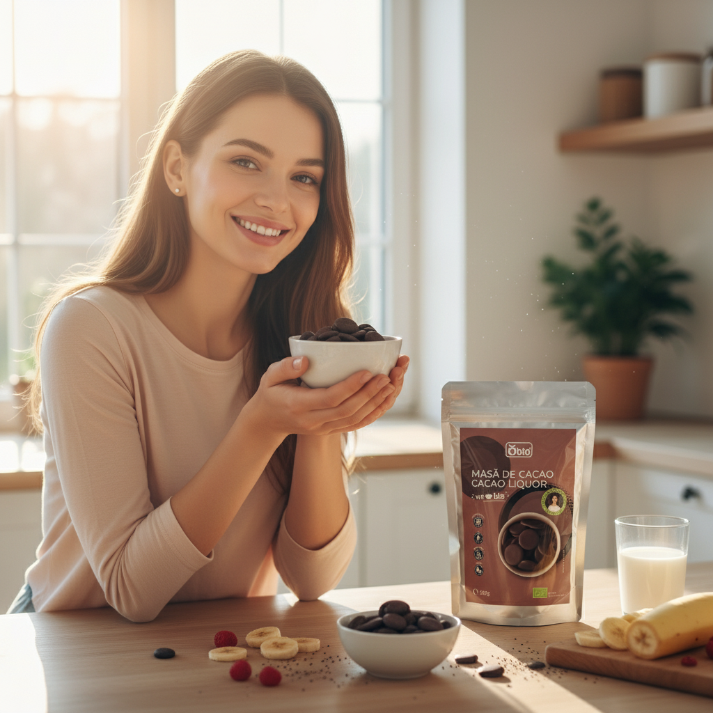 Masă de Cacao Bio Obio 250g - Baza Pură și Neîndulcită pentru Ciocolată Raw din Peru 3