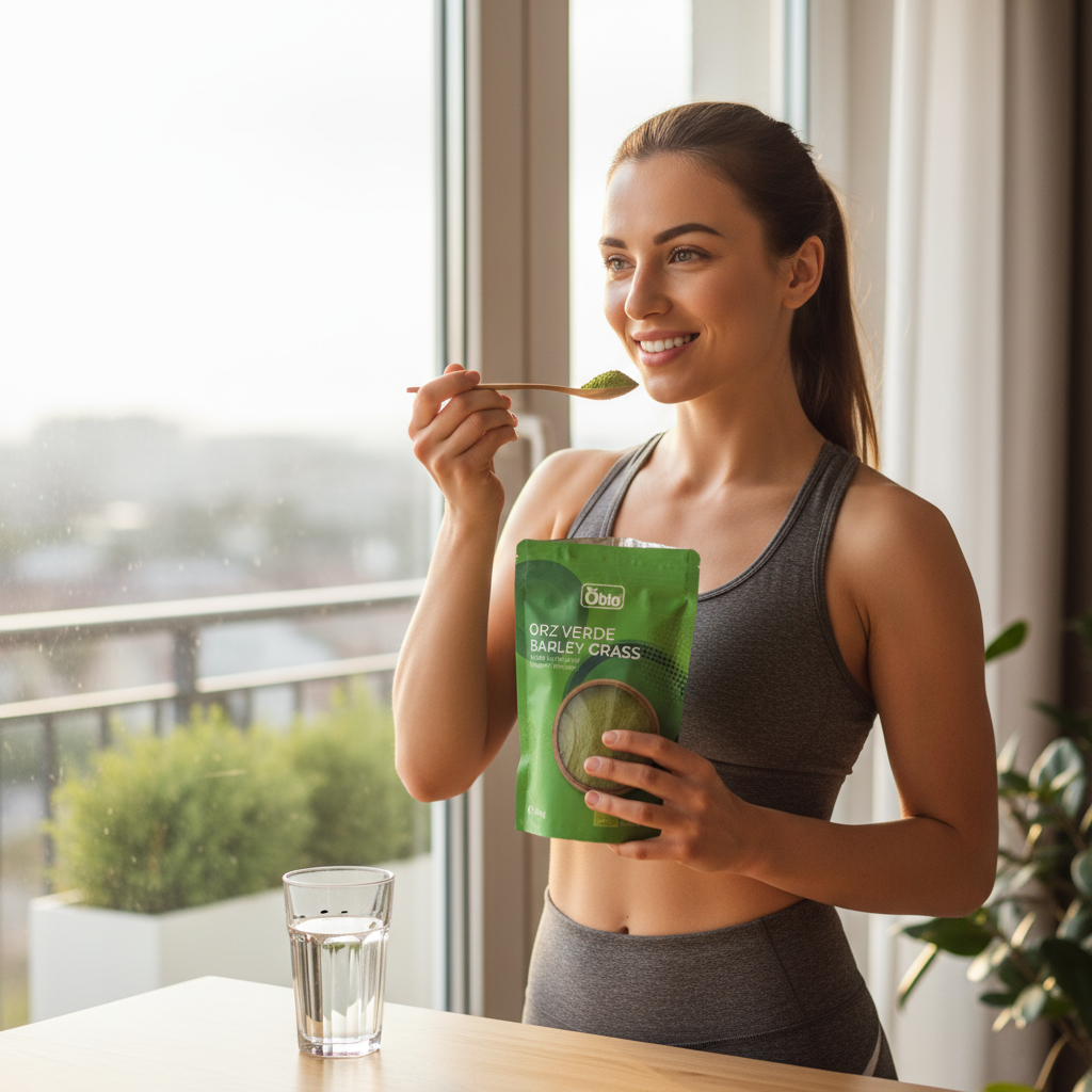 Orz Verde Pudră Bio Obio 125g - Superfood Organic pentru Vitalitate 3