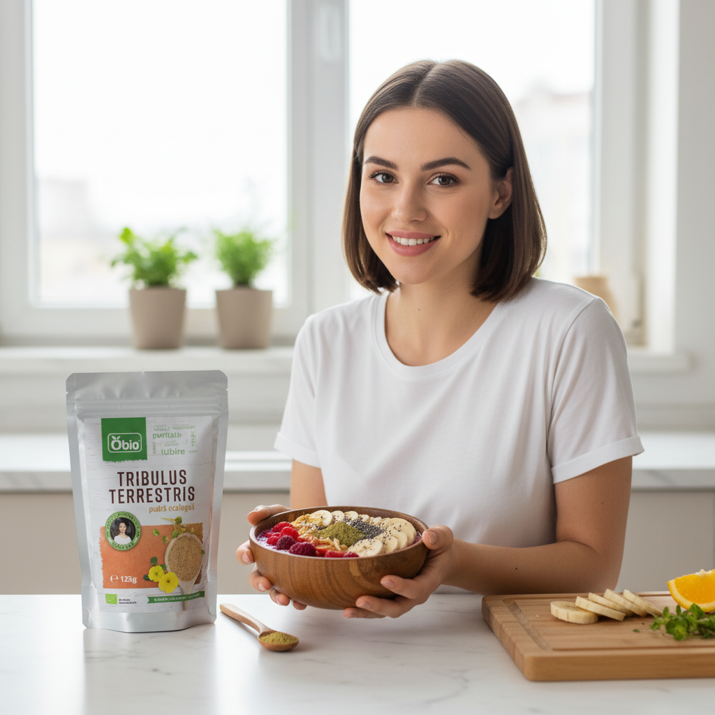 Pudră Bio de Tribulus Terrestris 125g Obio - Tonic Natural pentru Vitalitate și Funcție Renală 3