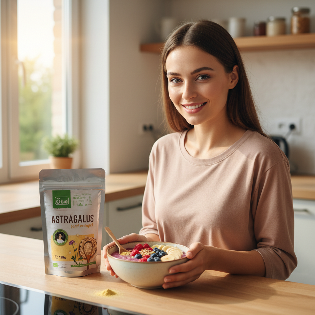 Pudră de Astragalus Bio Obio, 125g - Tonic Tradițional pentru Imunitate 3