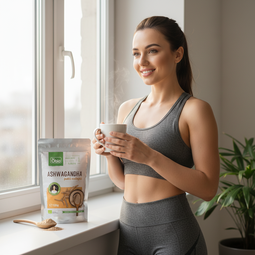 Ashwagandha Pudră Ecologică Obio 125g - Adaptogen Natural pentru Echilibru Mental și Vitalitate 3