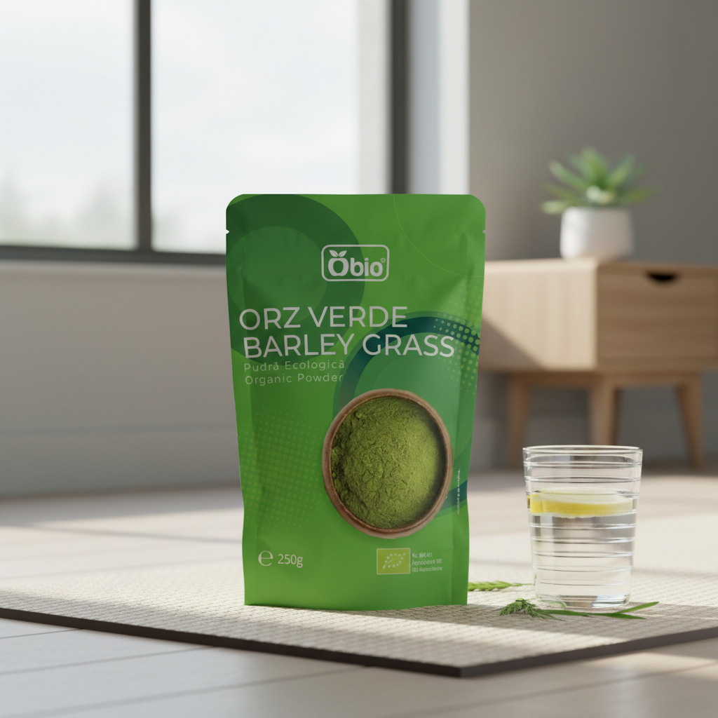 Orz Verde Pudră Bio 250g Obio – Sursă Premium de Energie și Nutrienți Esențiali 2