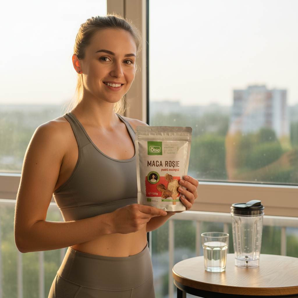 Pudră de Maca Roșie Raw Bio 125g Obio - Adaptogen și Antioxidant Natural din Peru 3