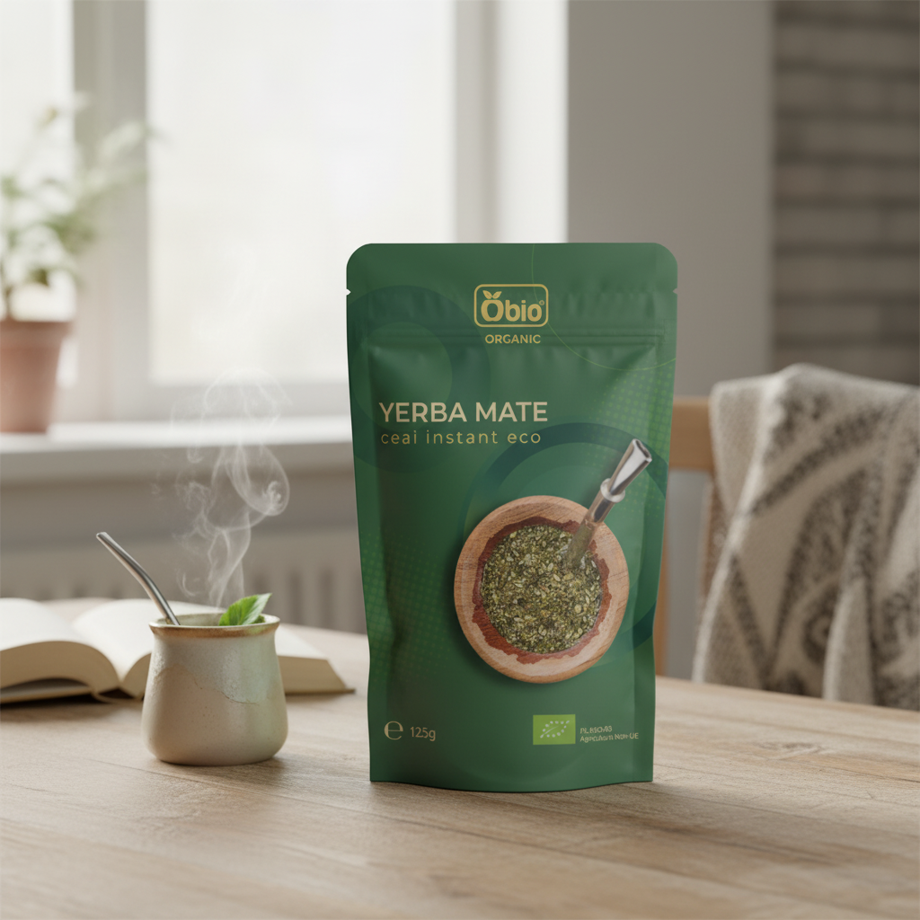 Ceai Yerba Mate Instant Bio 125g Obio - Sursă Naturală de Vitalitate din Brazilia 2