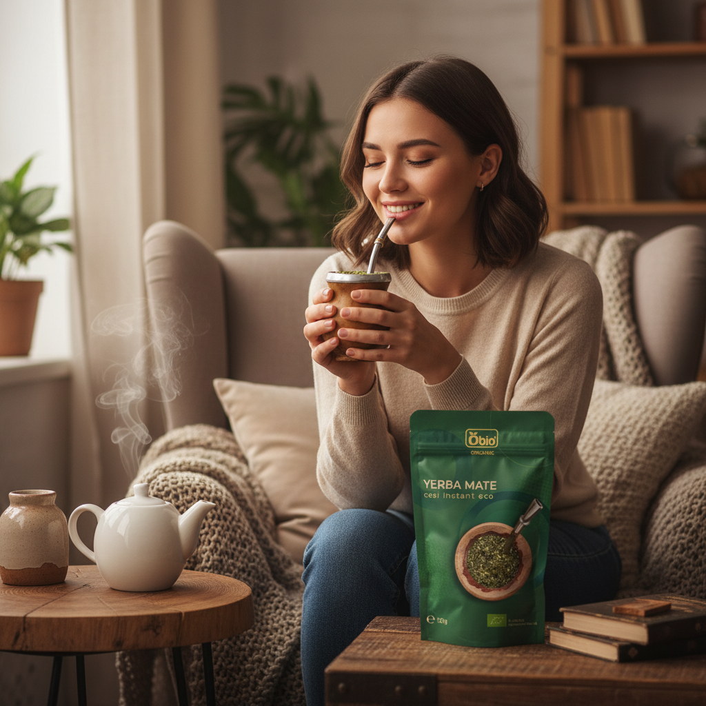 Ceai Yerba Mate Instant Bio 125g Obio - Sursă Naturală de Vitalitate din Brazilia 3