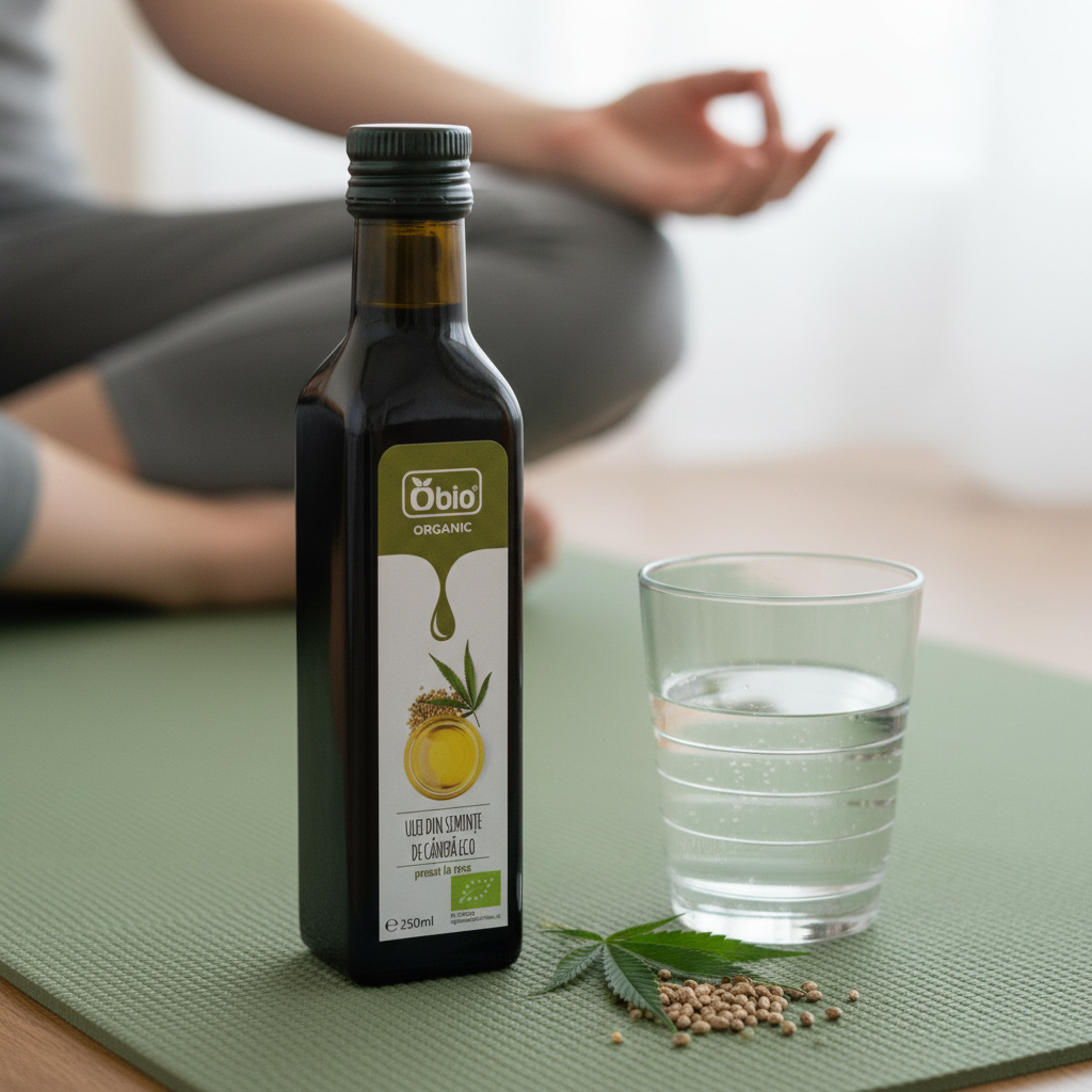 Ulei de Cânepă Bio Presat la Rece Obio 250ml - Sursă Pură de Acizi Grași Esențiali 2