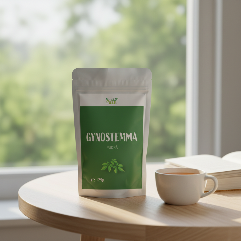 Gynostemma Pudră Bio 125g Green Bliss - Elixirul Longevității, Adaptogen Natural pentru Vitalitate și Stres