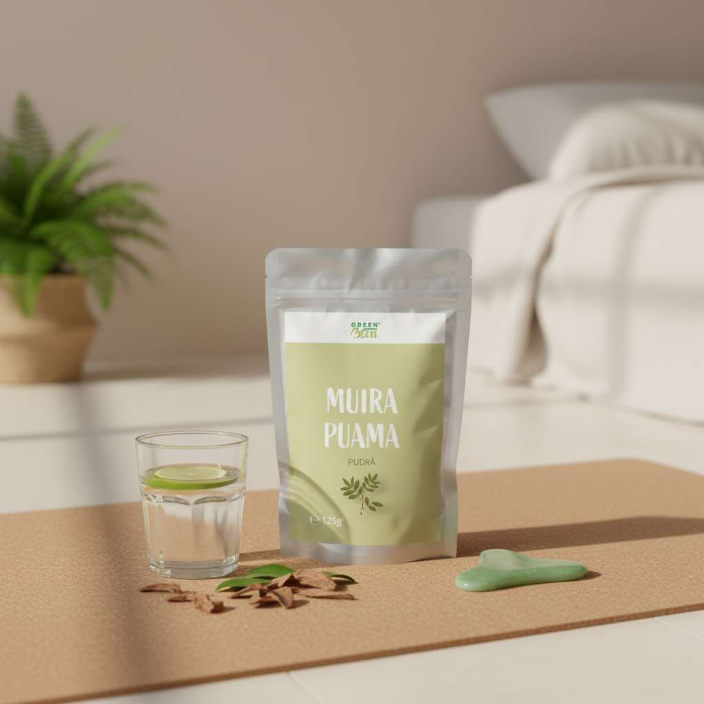 Muira Puama Pudră Naturală – Lemnul Potenței din Amazon Green Bliss 125g 2