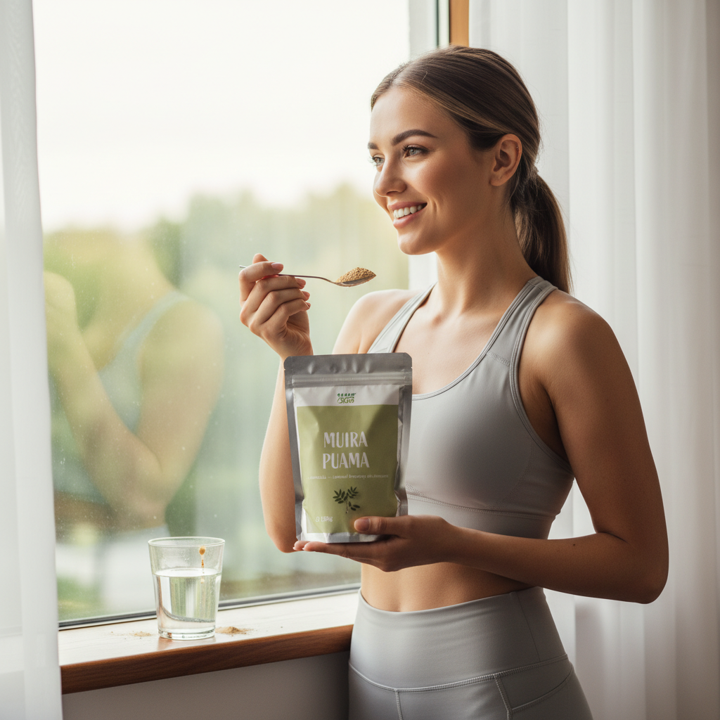 Muira Puama Pudră Naturală – Lemnul Potenței din Amazon Green Bliss 125g 3