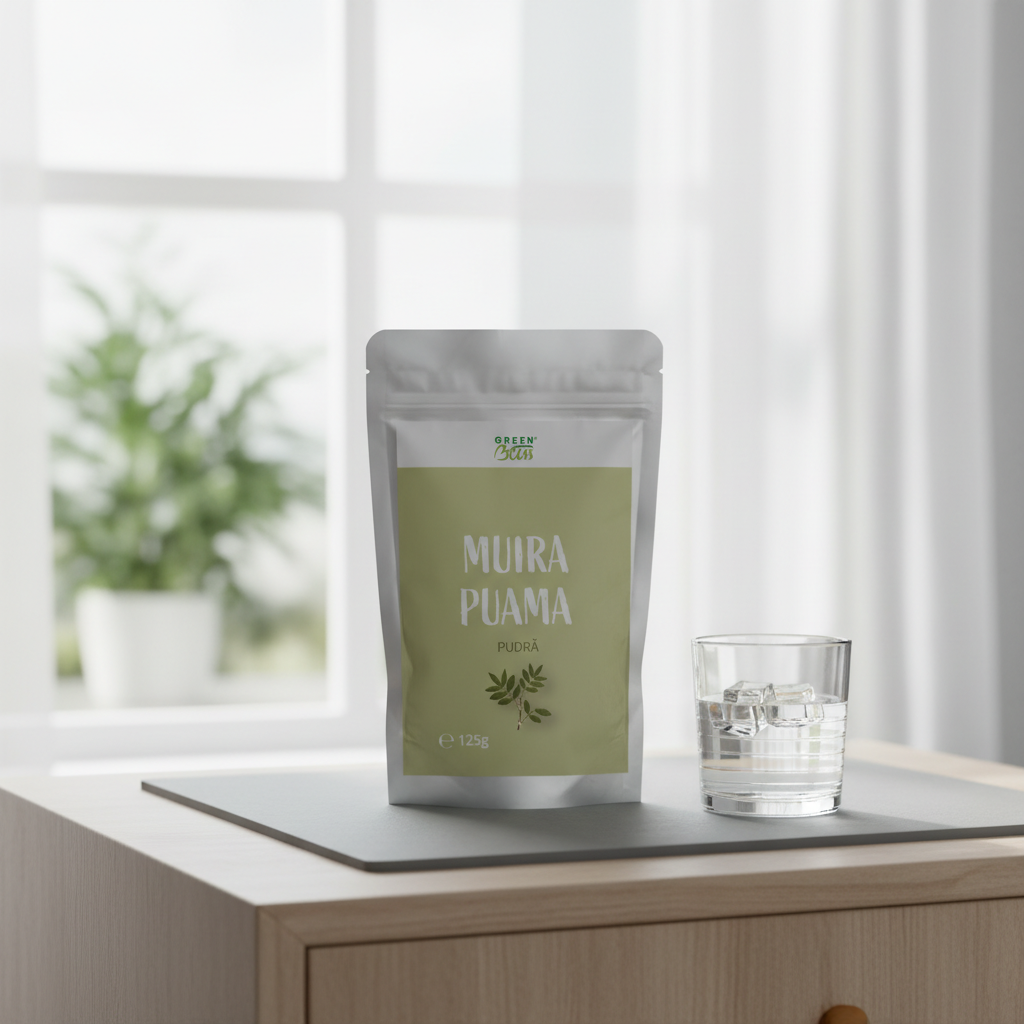 Muira Puama Pudră Naturală – Lemnul Potenței din Amazon Green Bliss 125g