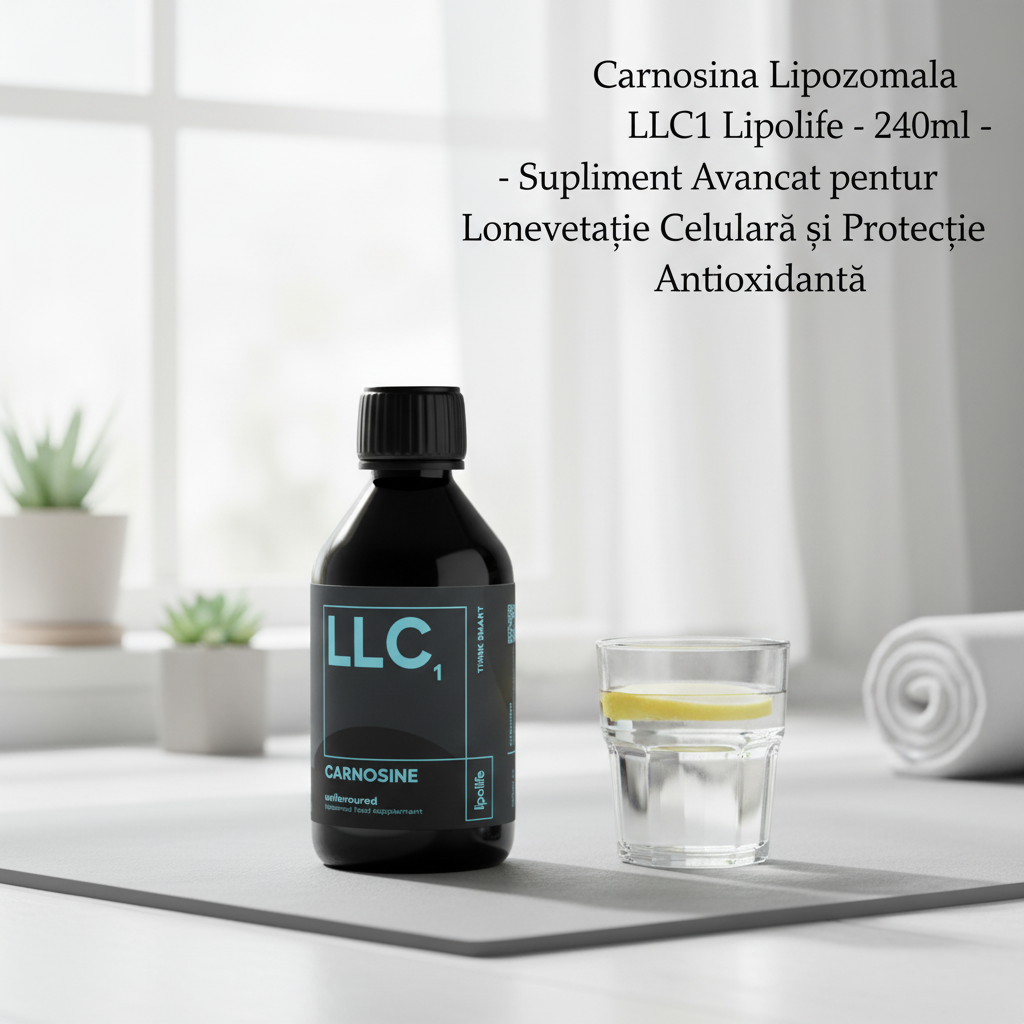 Carnosina Lipozomala LLC1 Lipolife 240ml - Supliment Avansat pentru Longevitate Celulară și Protecție Antioxidantă 2