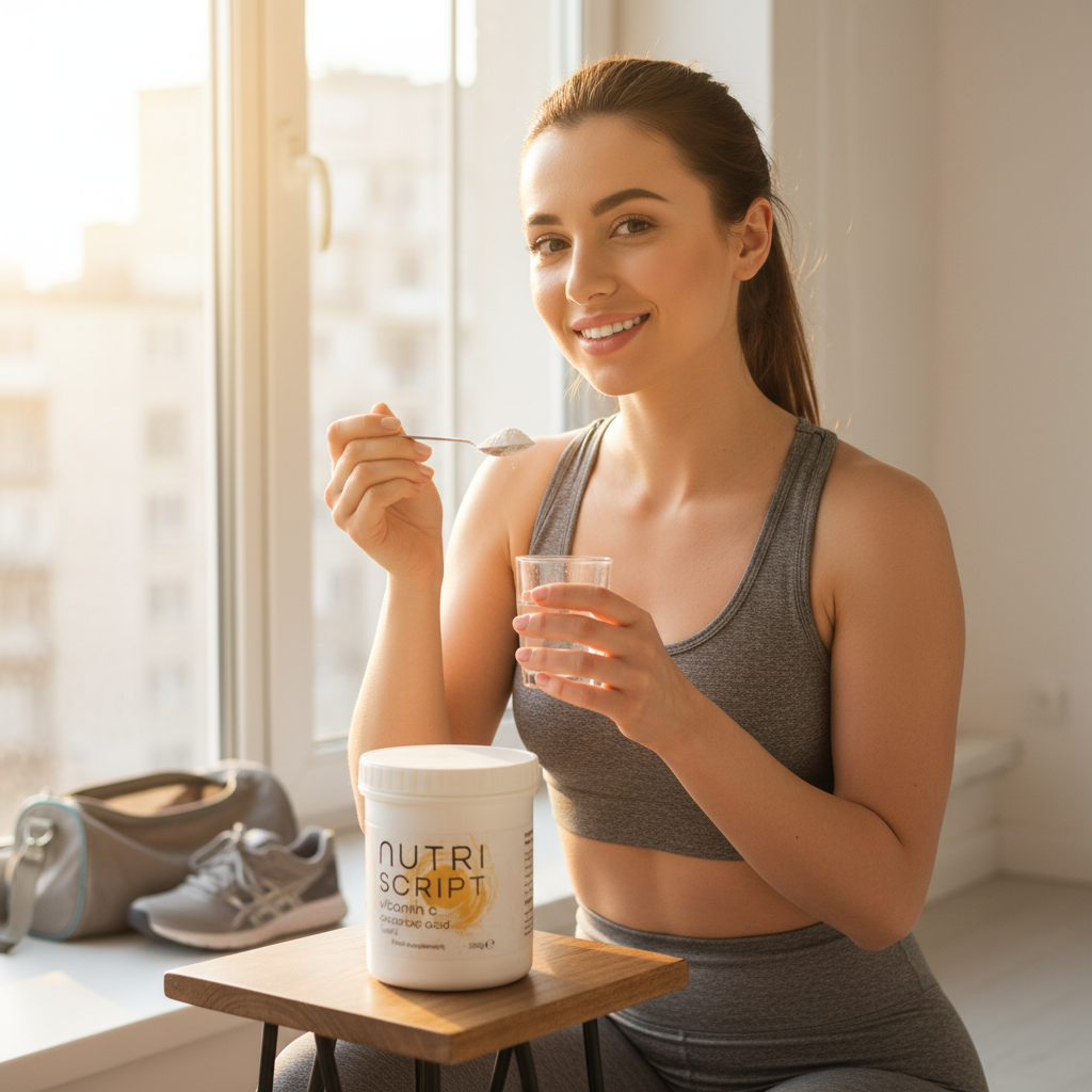 Vitamina C Pulbere Quali-C® Nutriscript 250g - Puritate 100% Origine Scoția 3