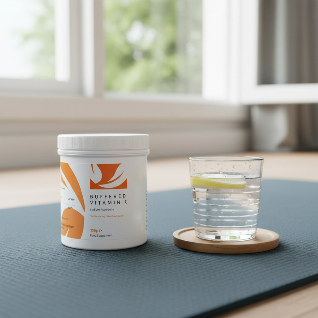 Vitamina C Alcalină Tamponată (Sodium Ascorbate) 250g Nutriscript | Quali-C® Pură Non-China 2