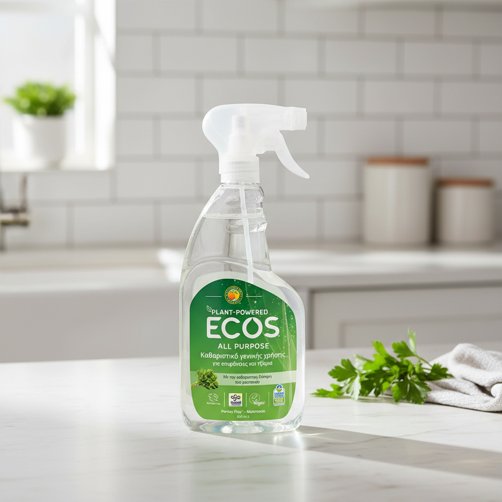Ecos Parsley Plus: Detergent Universal Ecologic cu Pătrunjel pentru Suprafețe Delicate și Piatră Naturală 650ml