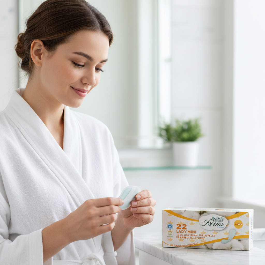 Protej-slip Hipoalergenic pentru Incontinență Ușoară din Bumbac Organic - Vivicot Serena Lady Mini (22 buc) 3