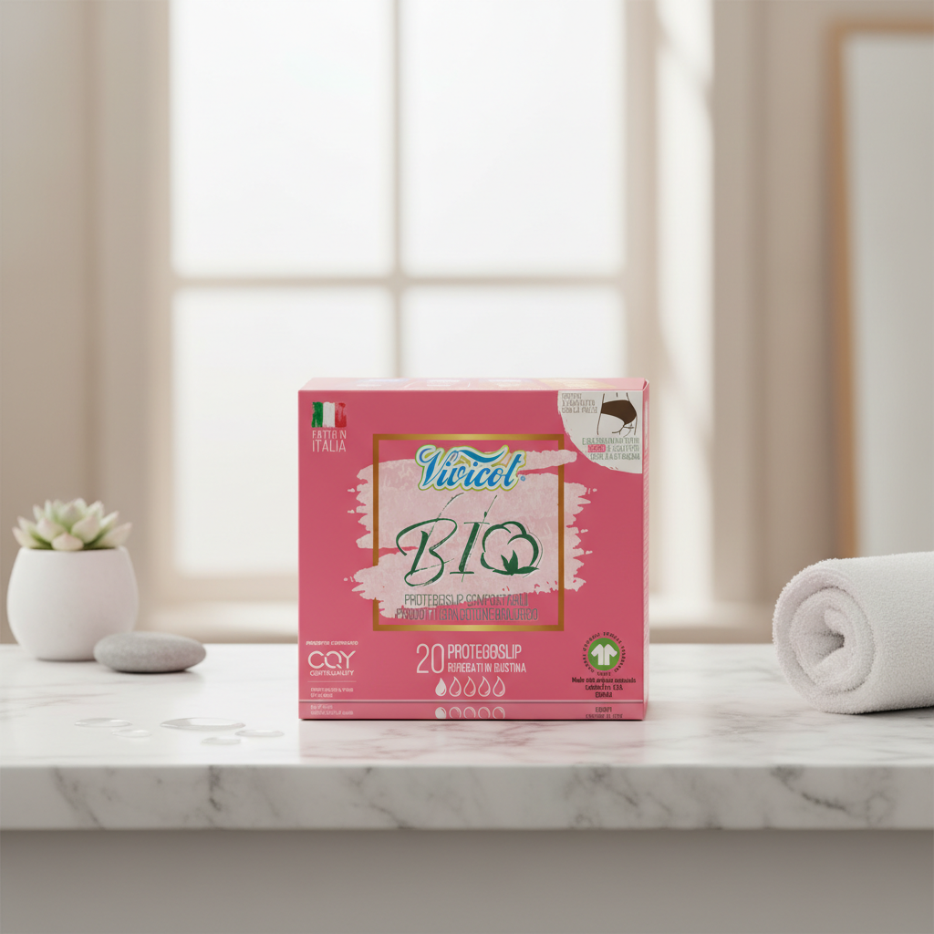 Protej-Slip din Bumbac Bio Hipoalergenic și Compostabil - Vivicot Bio (20 buc, 1 Picătură) 2