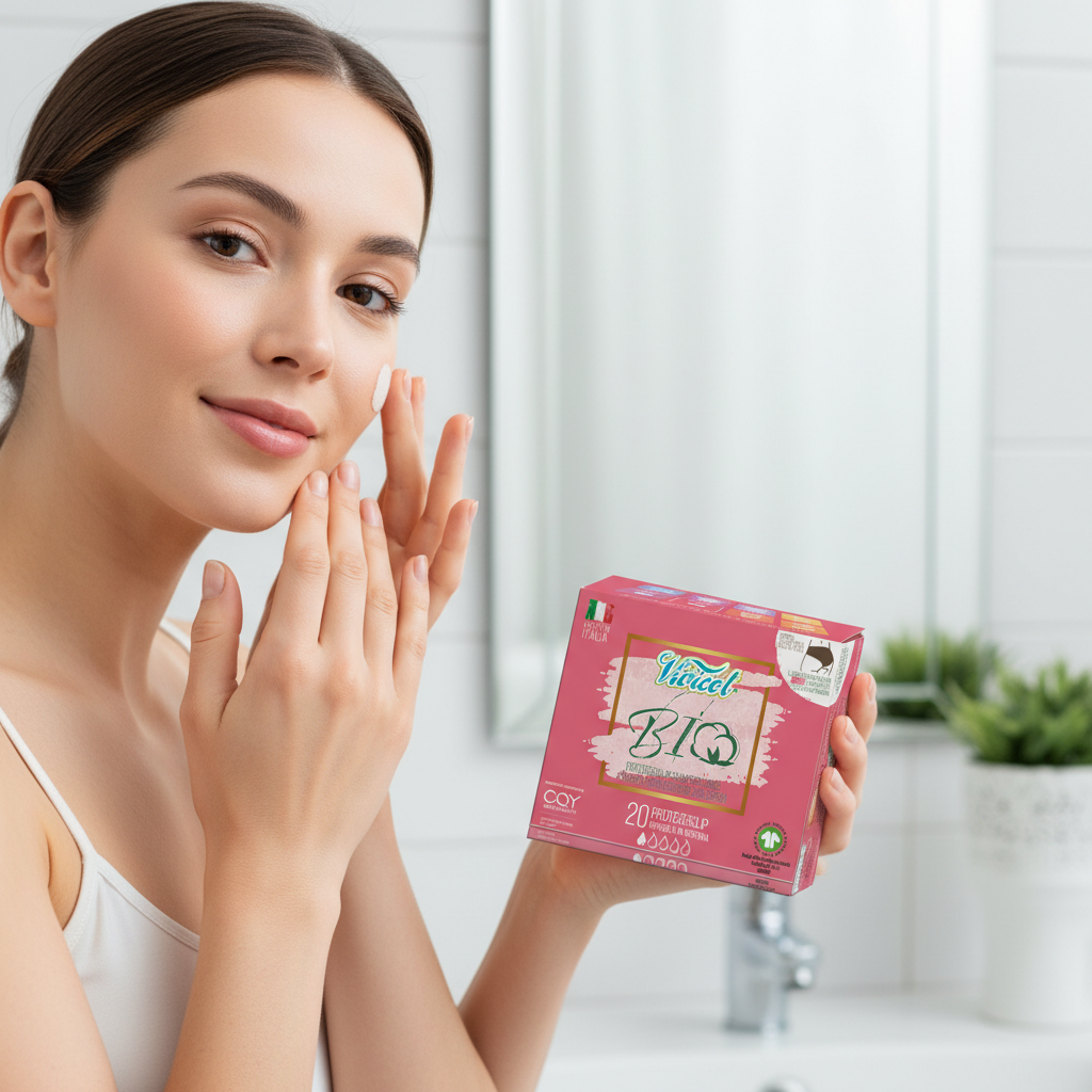 Protej-Slip din Bumbac Bio Hipoalergenic și Compostabil - Vivicot Bio (20 buc, 1 Picătură) 3
