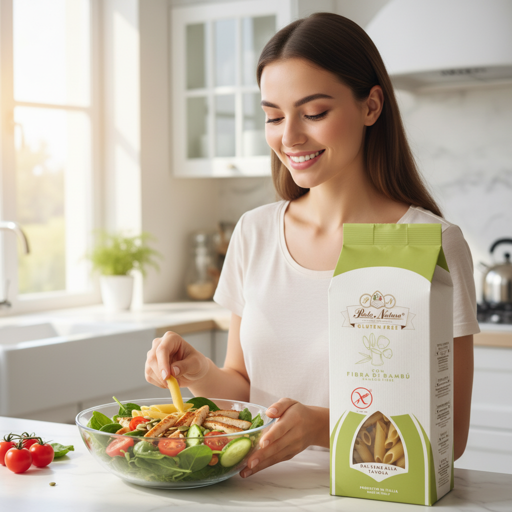 Paste Maccheroni Fără Gluten cu Fibre de Bambus Pasta Natura 250g – O Alegere Sănătoasă & Gustoasă 3
