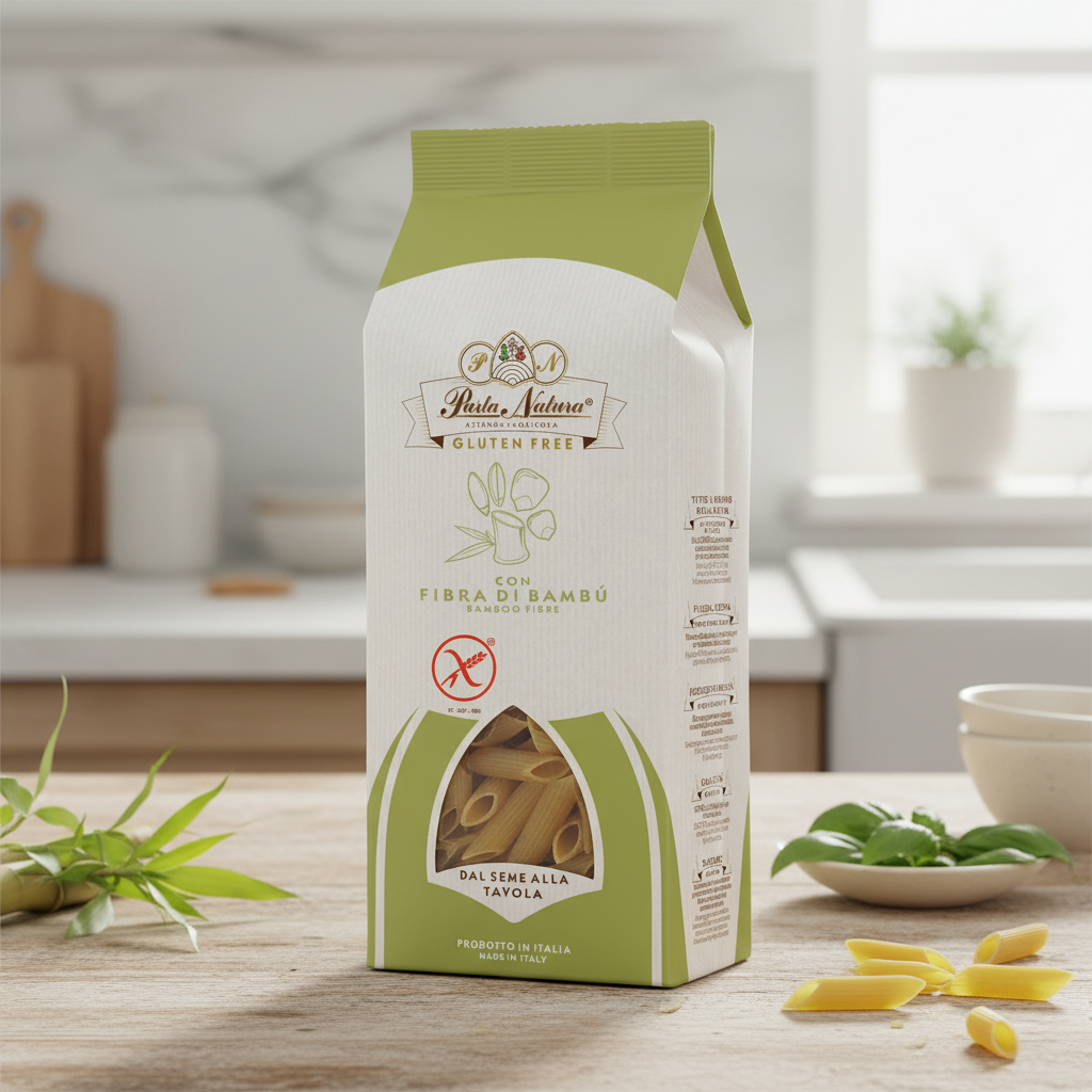 Paste Maccheroni Fără Gluten cu Fibre de Bambus Pasta Natura 250g – O Alegere Sănătoasă & Gustoasă