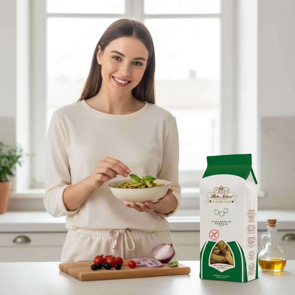 Penne Bio din Mazăre Verde Fără Gluten 250g Pasta Natura – Paste Vegane Bogate în Proteine 3