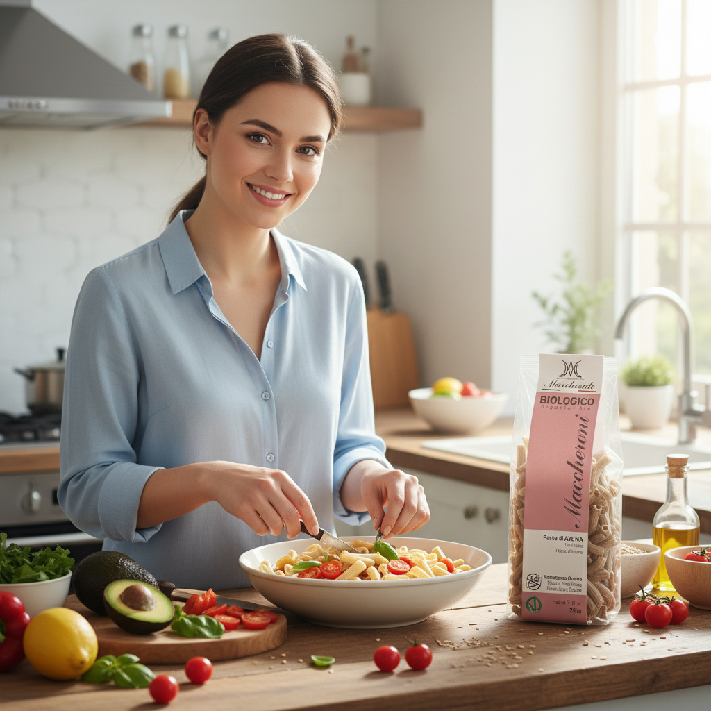 Maccheroni Bio din Ovăz Fără Gluten Marchesato - Paste Artizanale Bogate în Fibre 250g 3