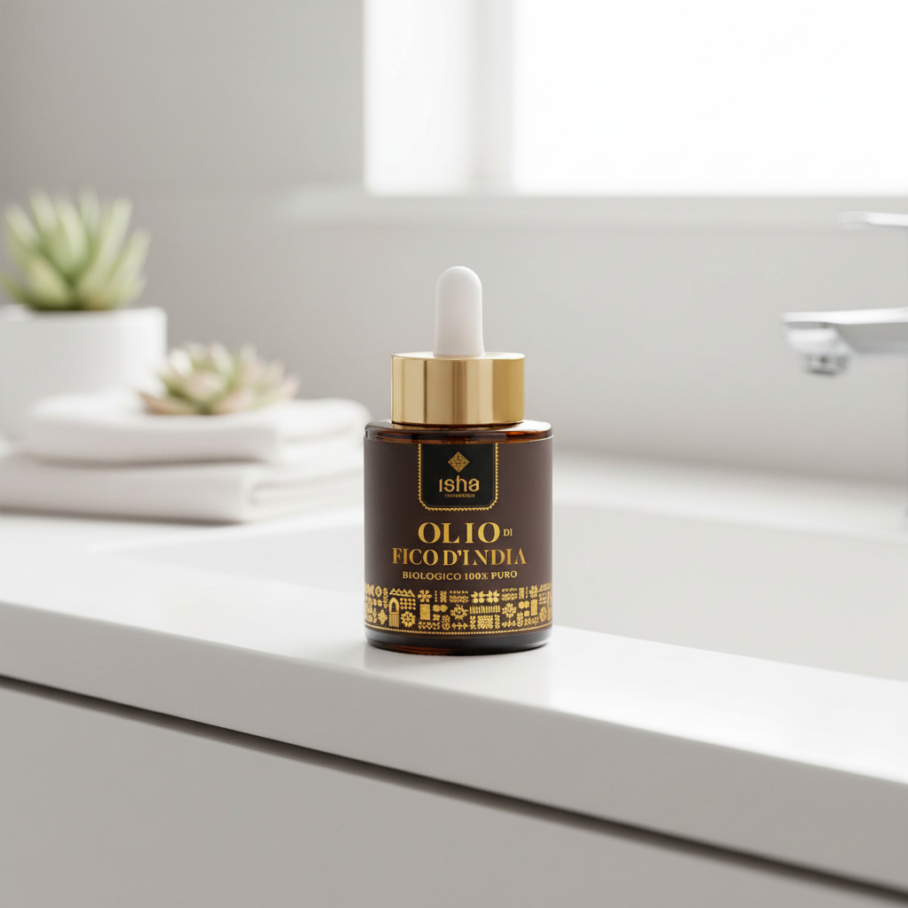 Ulei Bio din Semințe de Cactus Opuntia - Elixir Antirid și Regenerant 30ml Isha
