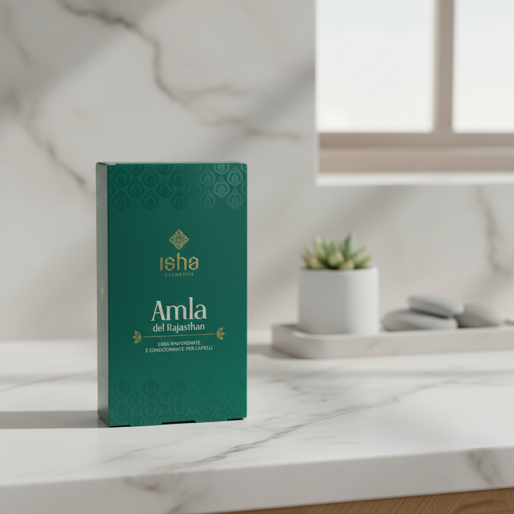 Amla de Rajasthan Pudră Isha - Tratament Fortifiant și Regenerant pentru Păr 100g 2