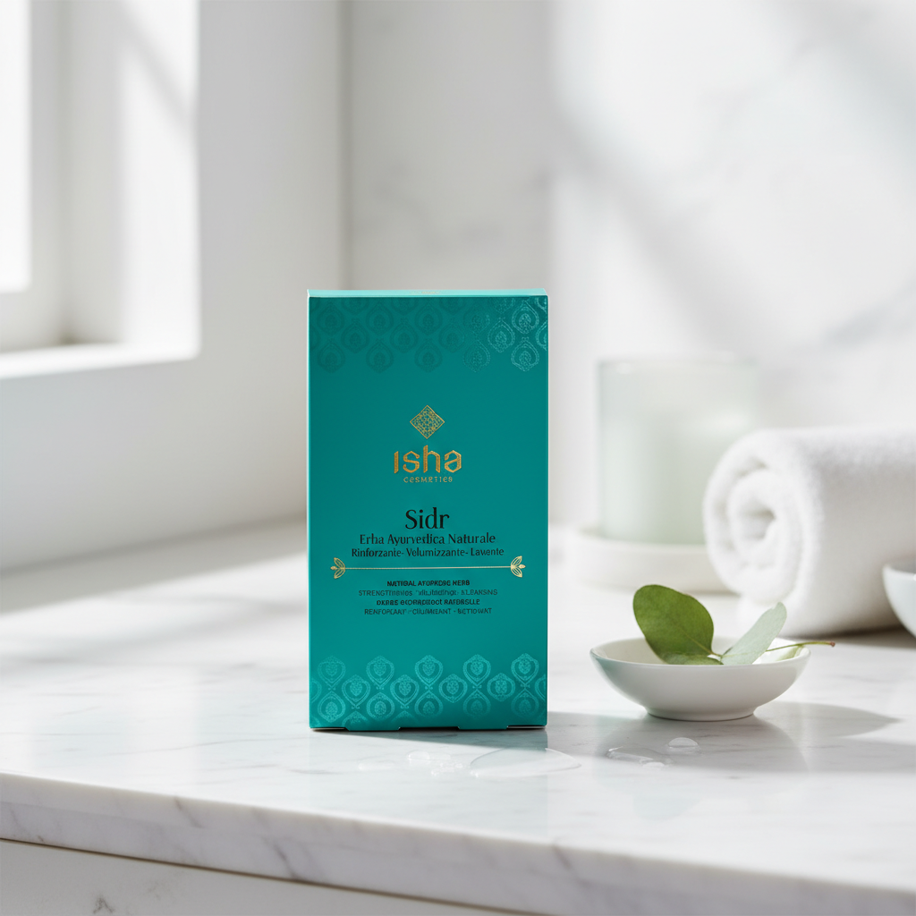 Sidr Pulbere Ayurvedică Pură pentru Volum și Curățare Delicată Isha 100g 2