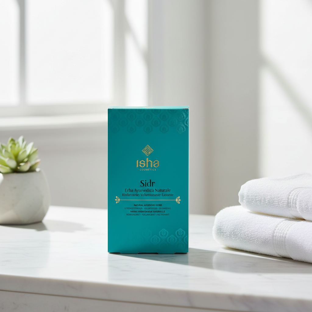 Sidr Pulbere Ayurvedică Pură pentru Volum și Curățare Delicată Isha 100g