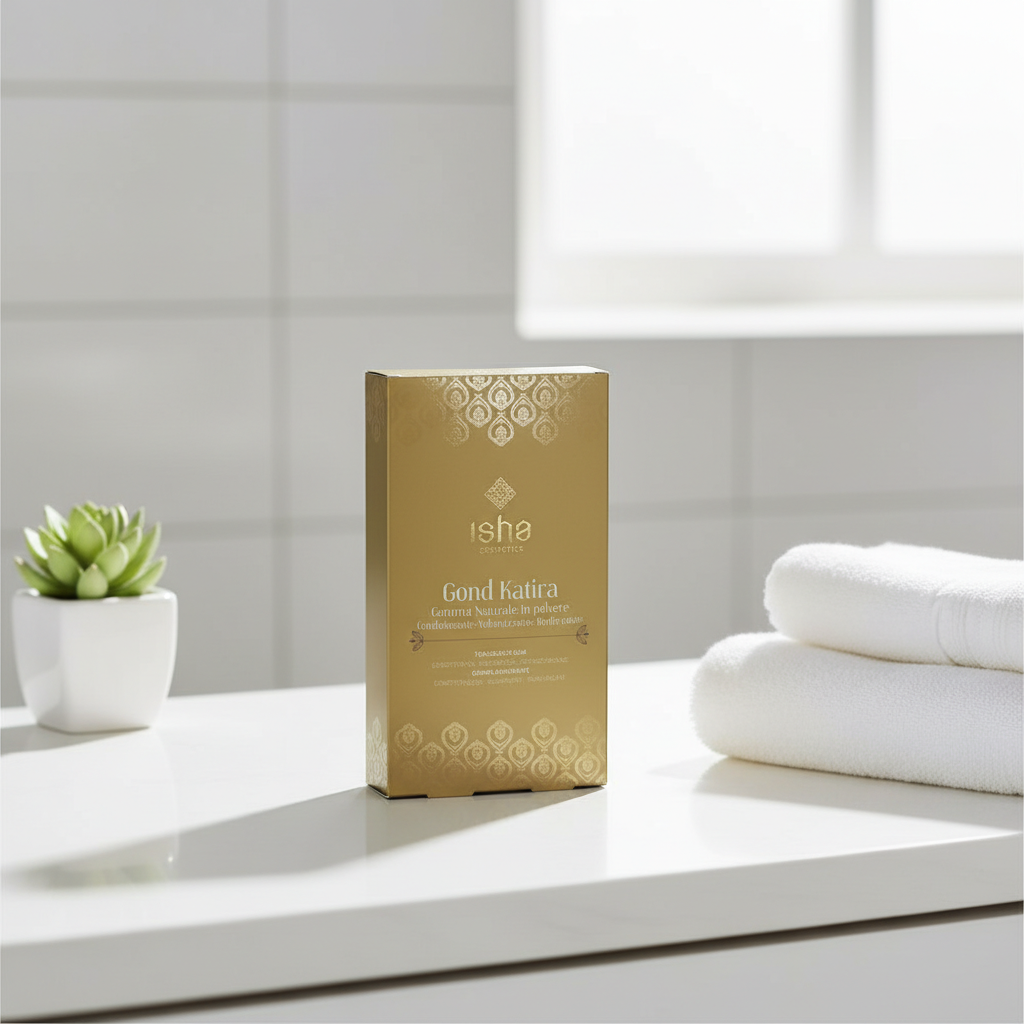 Gond Katira Isha - Tratament Natural pentru Volum și Reconstrucție Capilară 100g