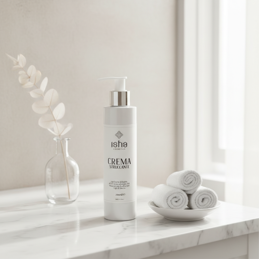 Cremă Demachiantă Naturală Isha cu Unt de Shea, Cocos și Argan - Curățare Delicată și Hidratare 200ml 2