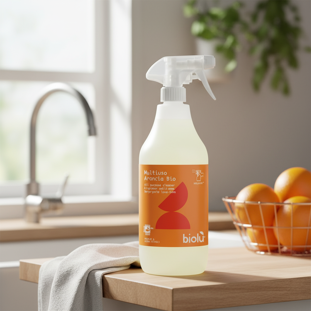 Detergent Universal Ecologic și Degresant cu Ulei de Portocale Biolu, 1L