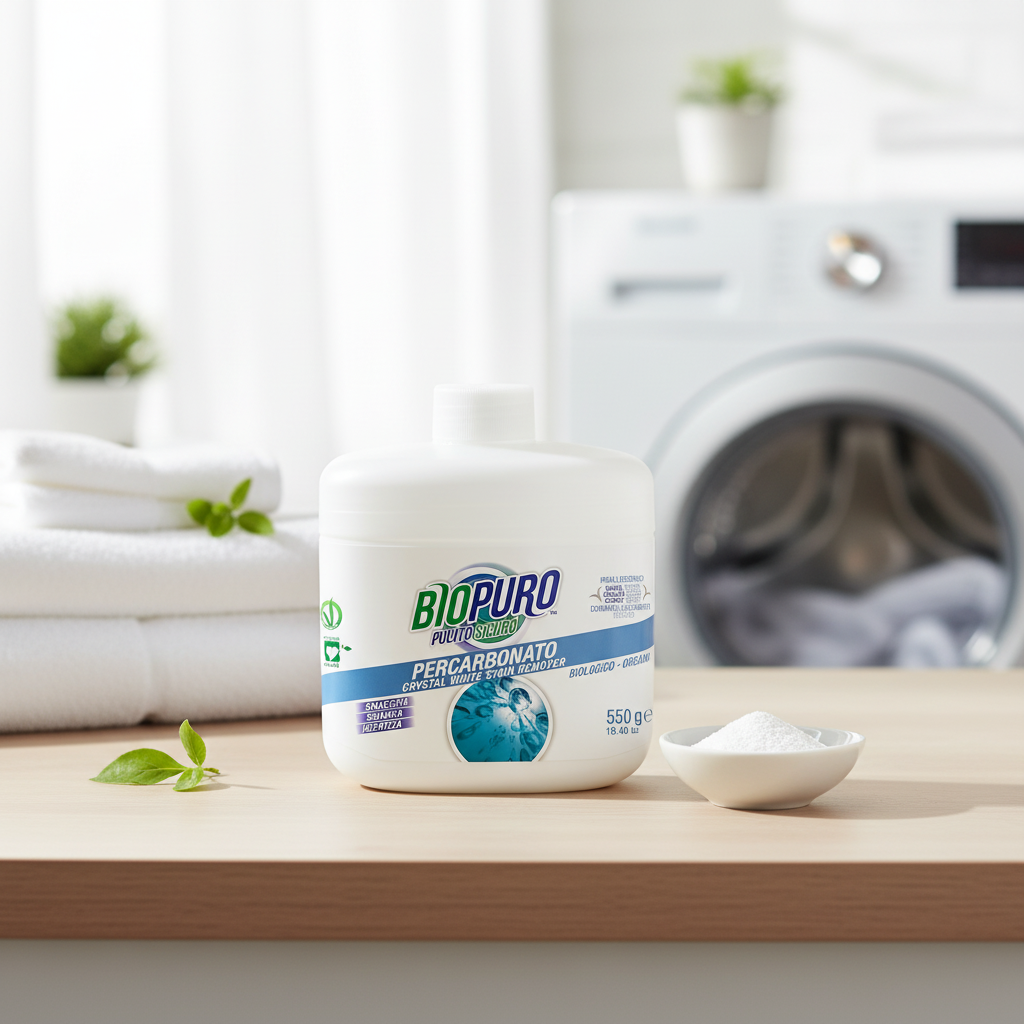 Detergent Pudră Ecologic pentru Scoaterea Petelor cu Oxigen Activ Biopuro, Hipoalergen și Vegan, 550g 2