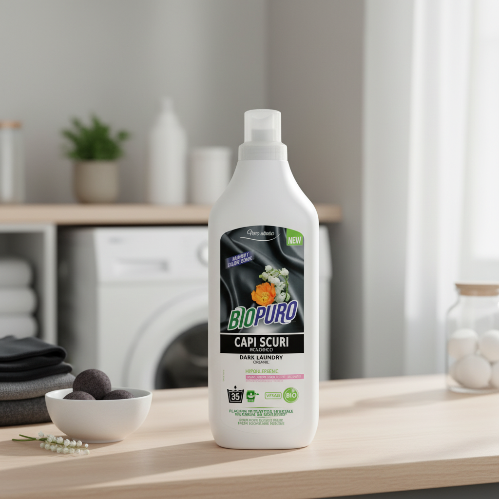 Detergent Ecologic și Hipoalergenic pentru Rufe Negre Biopuro - 1L 2