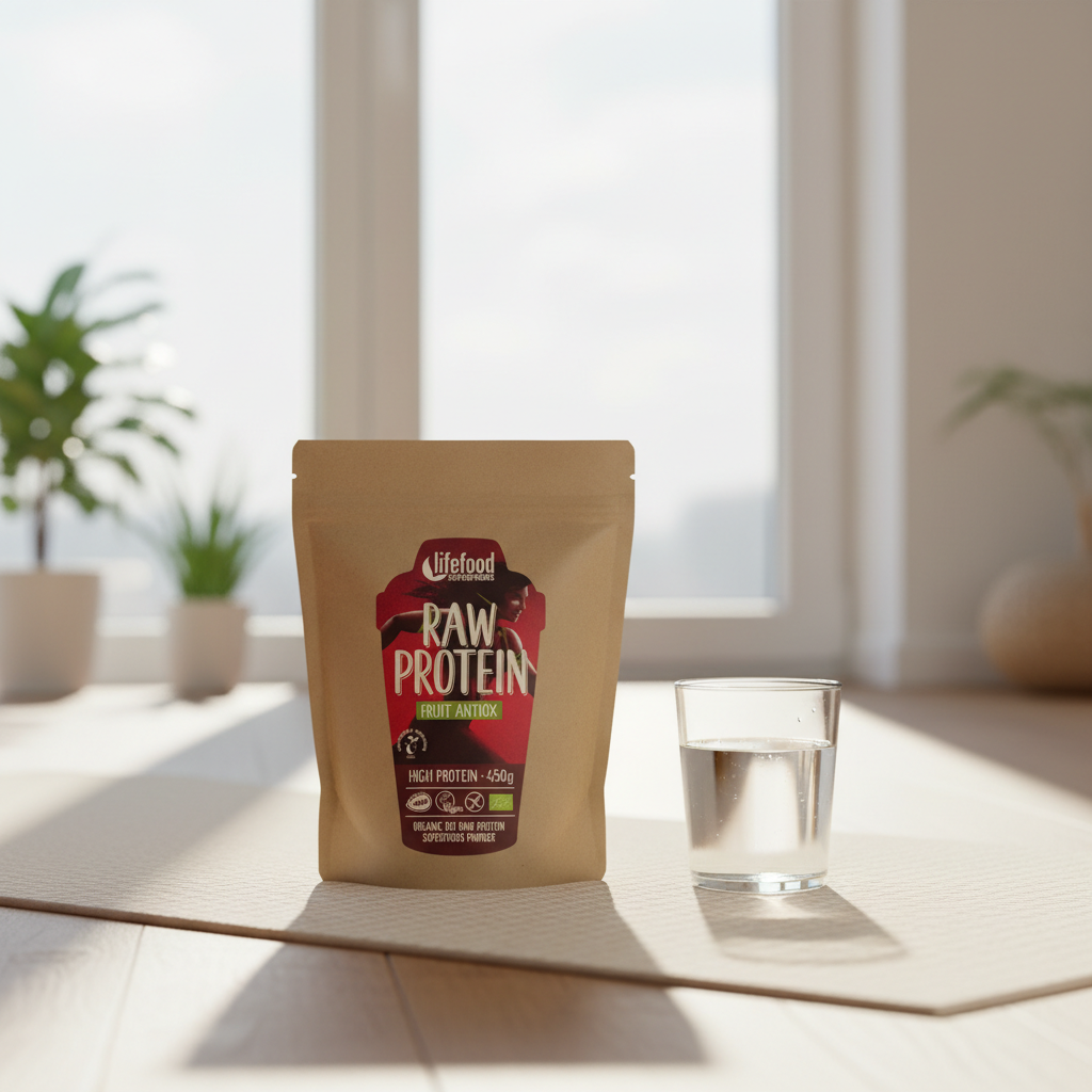 Pudră Proteică Raw Vegană Fruit Antiox Bio cu Superalimente - Lifefood 450g