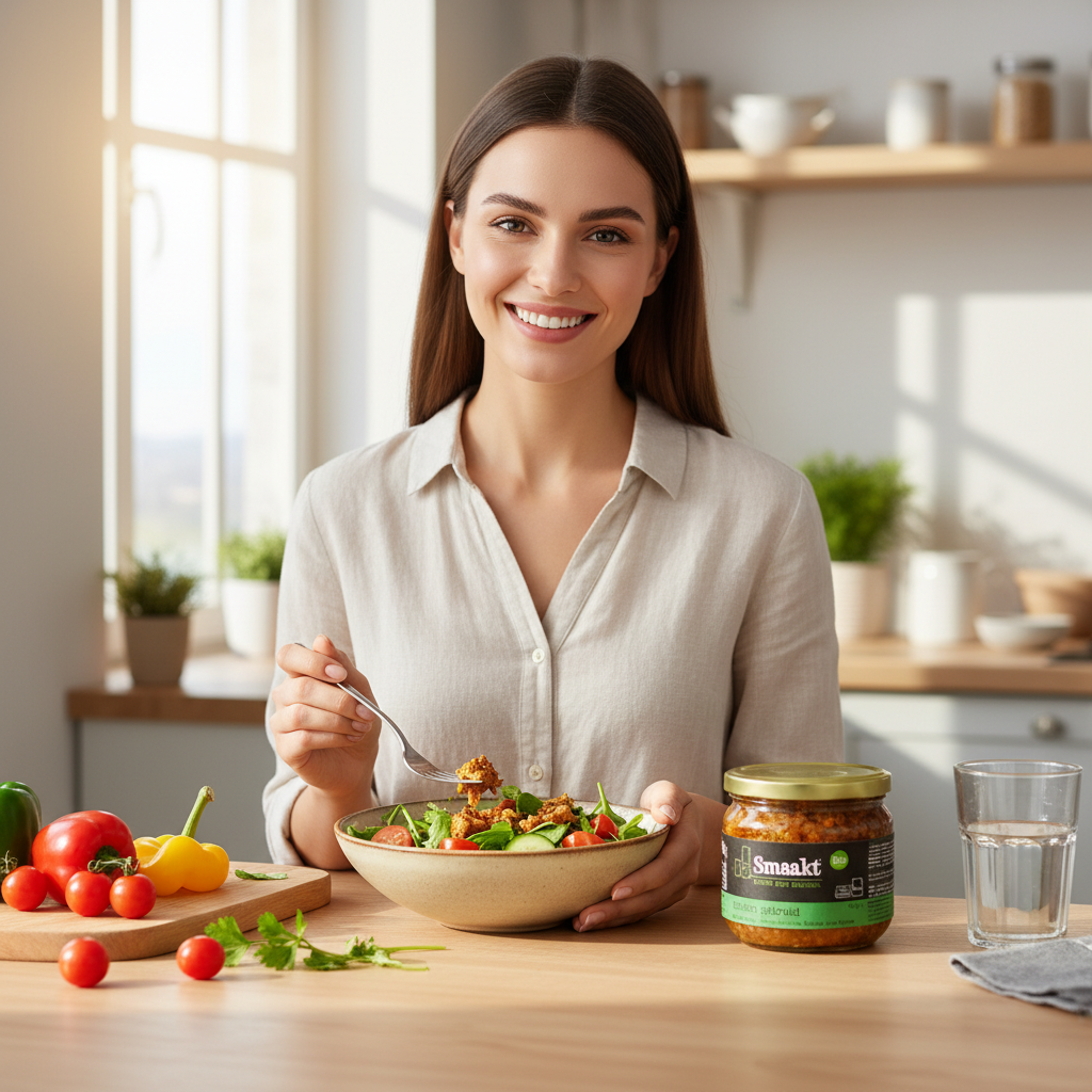 Seitan Picant Bio Smaakt - Alternativă Vegană la Carne, Bogată în Proteine 350g 3