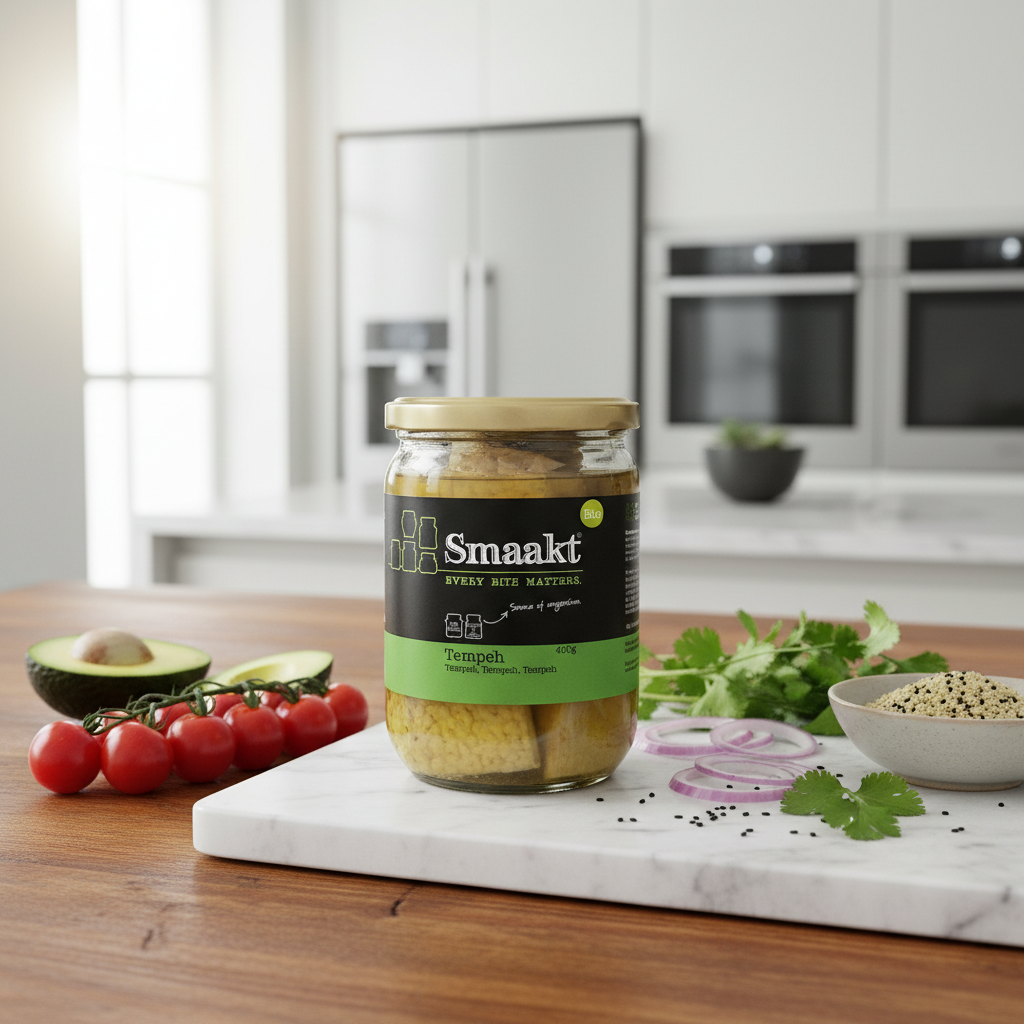 Tempeh Bio la Borcan Smaakt - Sursă Completă de Proteine Vegetale 400g 2