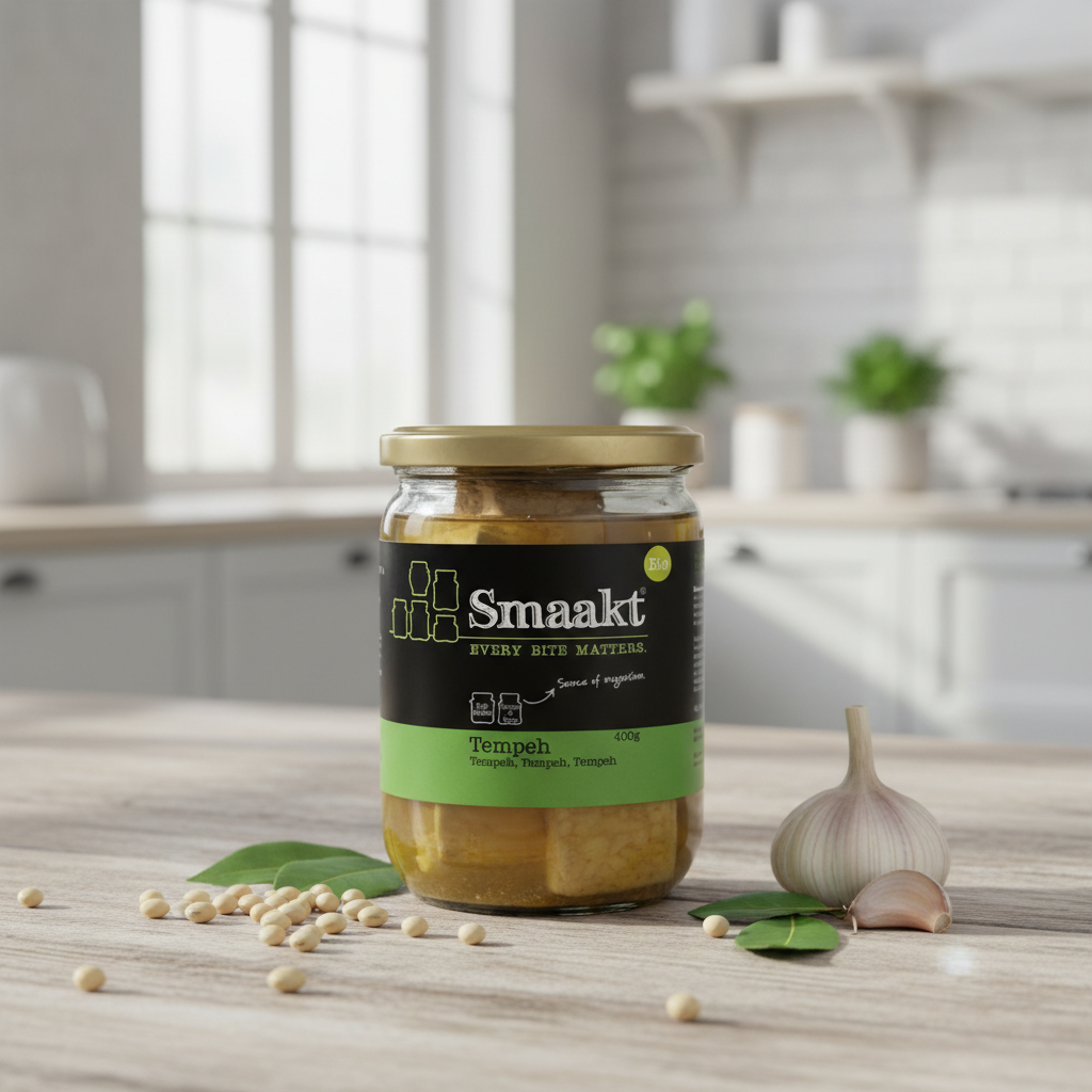 Tempeh Bio la Borcan Smaakt - Sursă Completă de Proteine Vegetale 400g