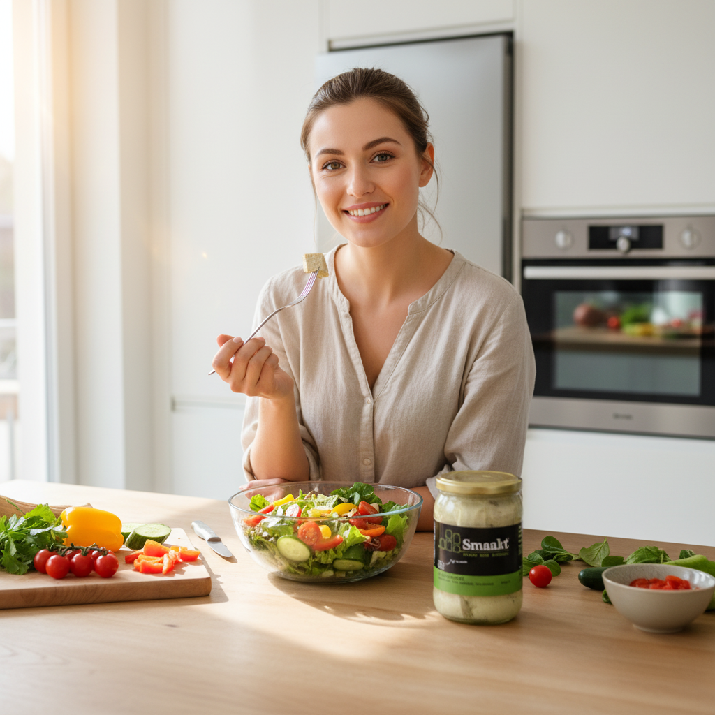 Tofu Bio Natural în Borcan 500g Smaakt - Sursă Vegetală de Proteine și Calciu 3