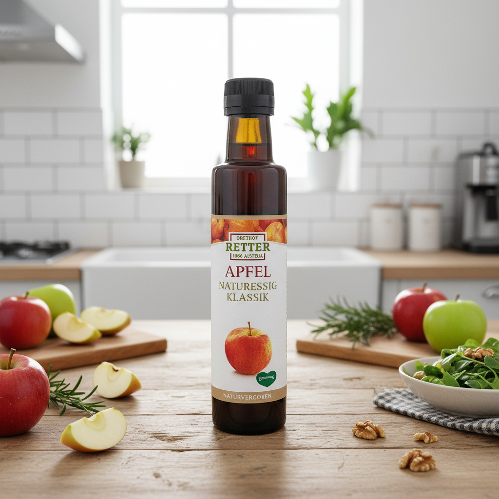 Oțet de Mere Bio Maturat 1 An, Retter, 250ml - Calitate Artizanală 2
