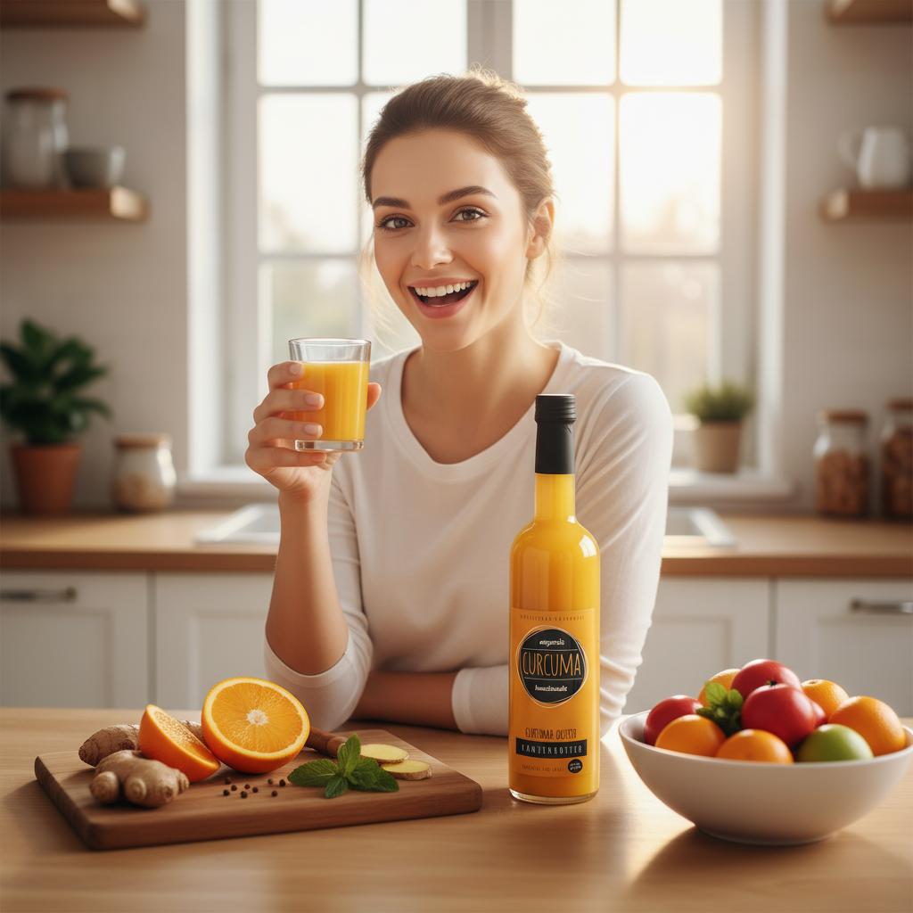 Elixir de Turmeric Bio Retter: Concentrat Artizanal Presat la Rece, 500ml 3