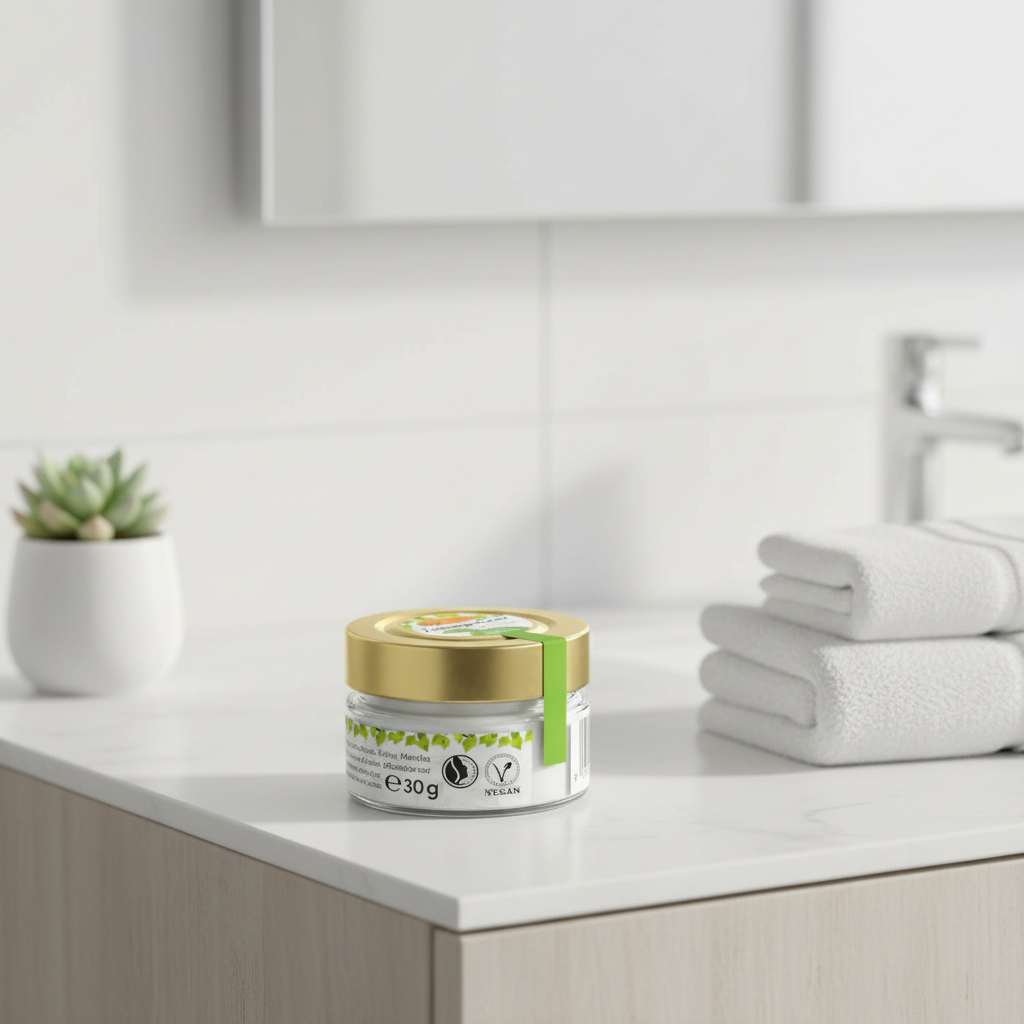 Pastă de Dinți Pudră cu Mentă și Xilitol: Îngrijire Naturală și Remineralizare - Birkengold 30g
