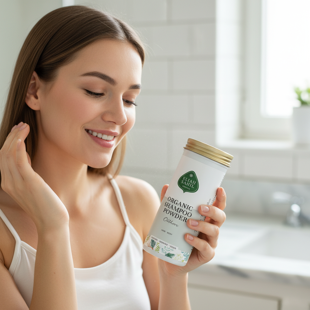 Șampon Pudră Outdoor Bio 2în1 Corp și Păr Eliah Sahil - Zero Waste, 100g 3