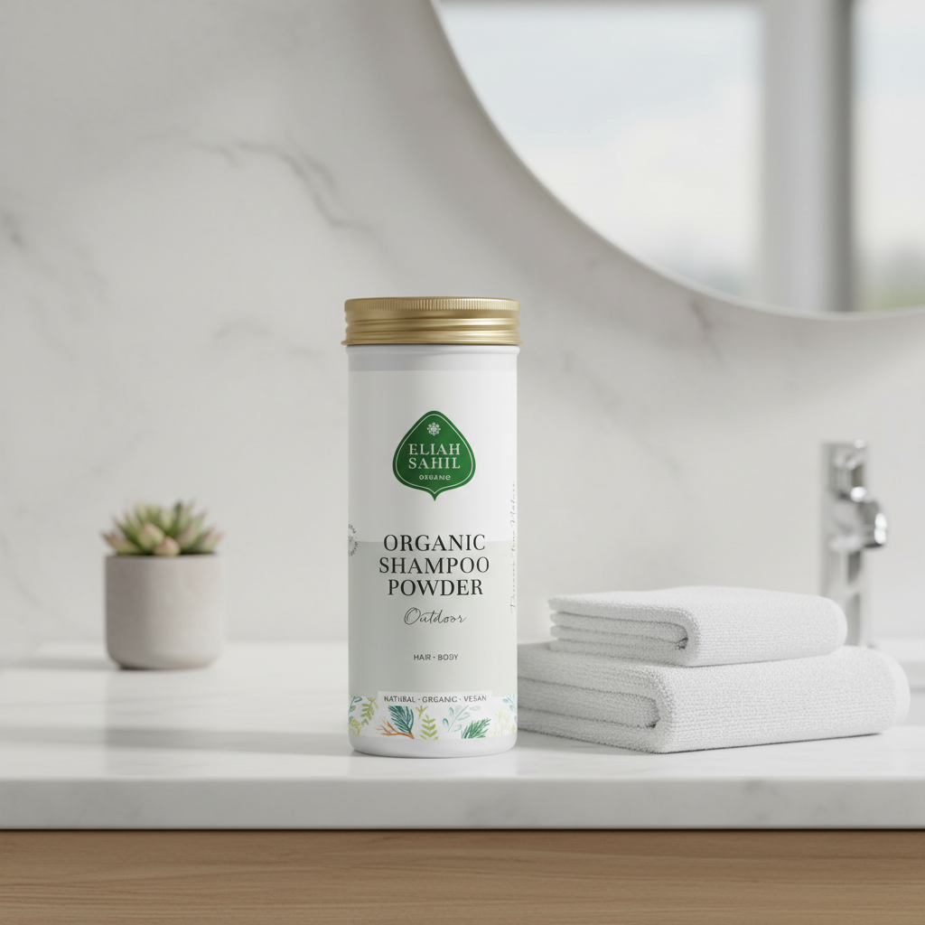 Șampon Pudră Outdoor Bio 2în1 Corp și Păr Eliah Sahil - Zero Waste, 100g