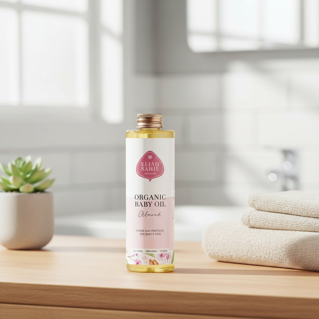 Ulei de Migdale Bio Eliah Sahil pentru Bebelusi 100ml – Îngrijire Delicată, Vegan & Zero Waste